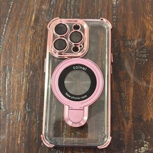 Pink Phone Case with Stand